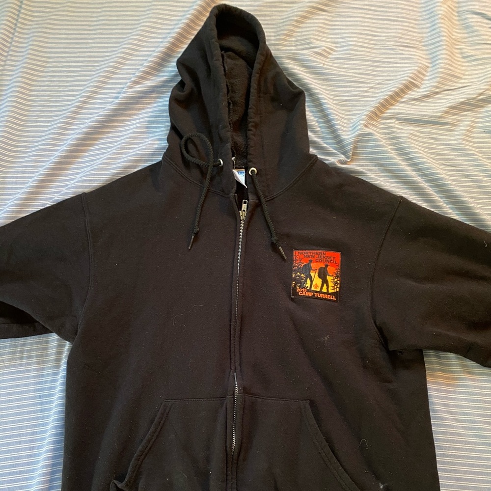 2013 Camp turrell zip up hoodie